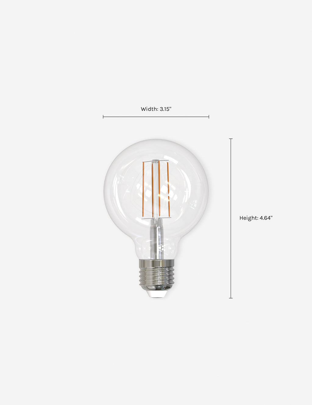 G25 LED Filament Bulb (Set of 4)
