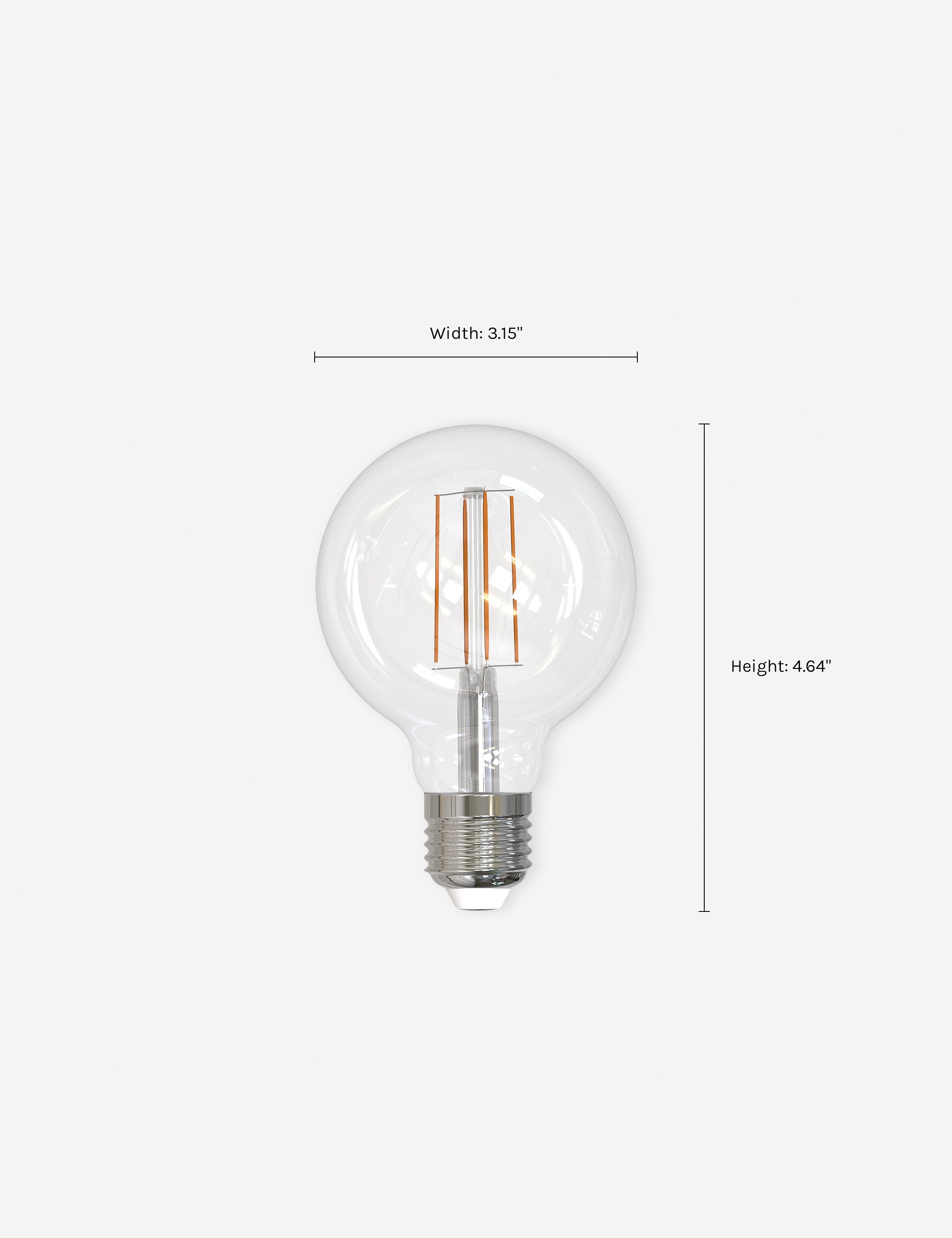 G25 LED Filament Bulb (Set of 4)