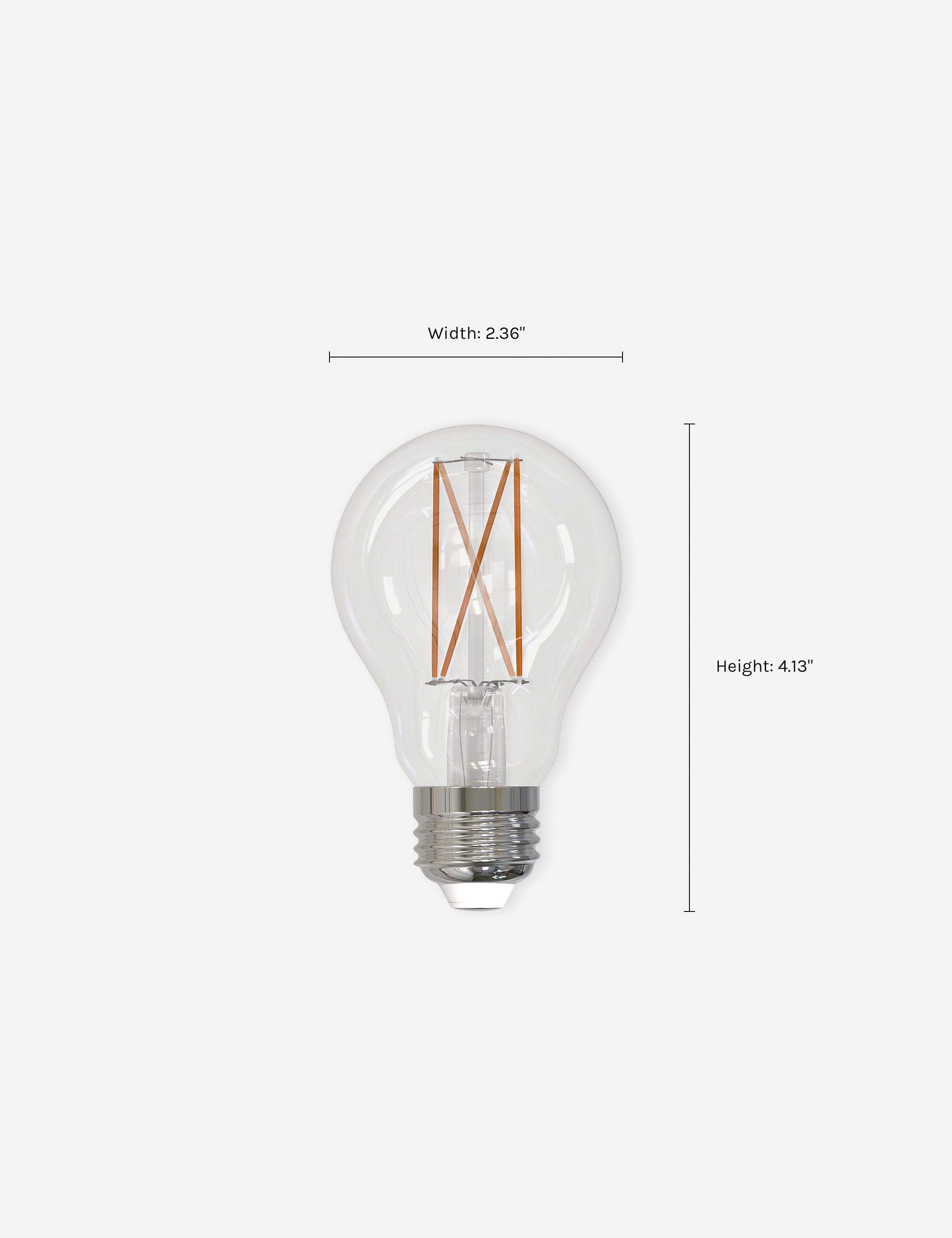 A19 LED Filament Bulb (Set of 4)