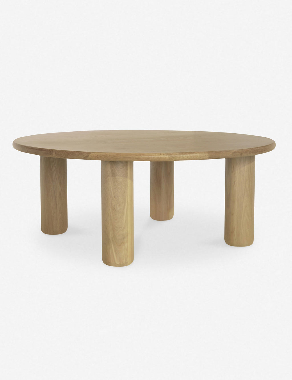 #color::natural | Dever oak wood round coffee table.
