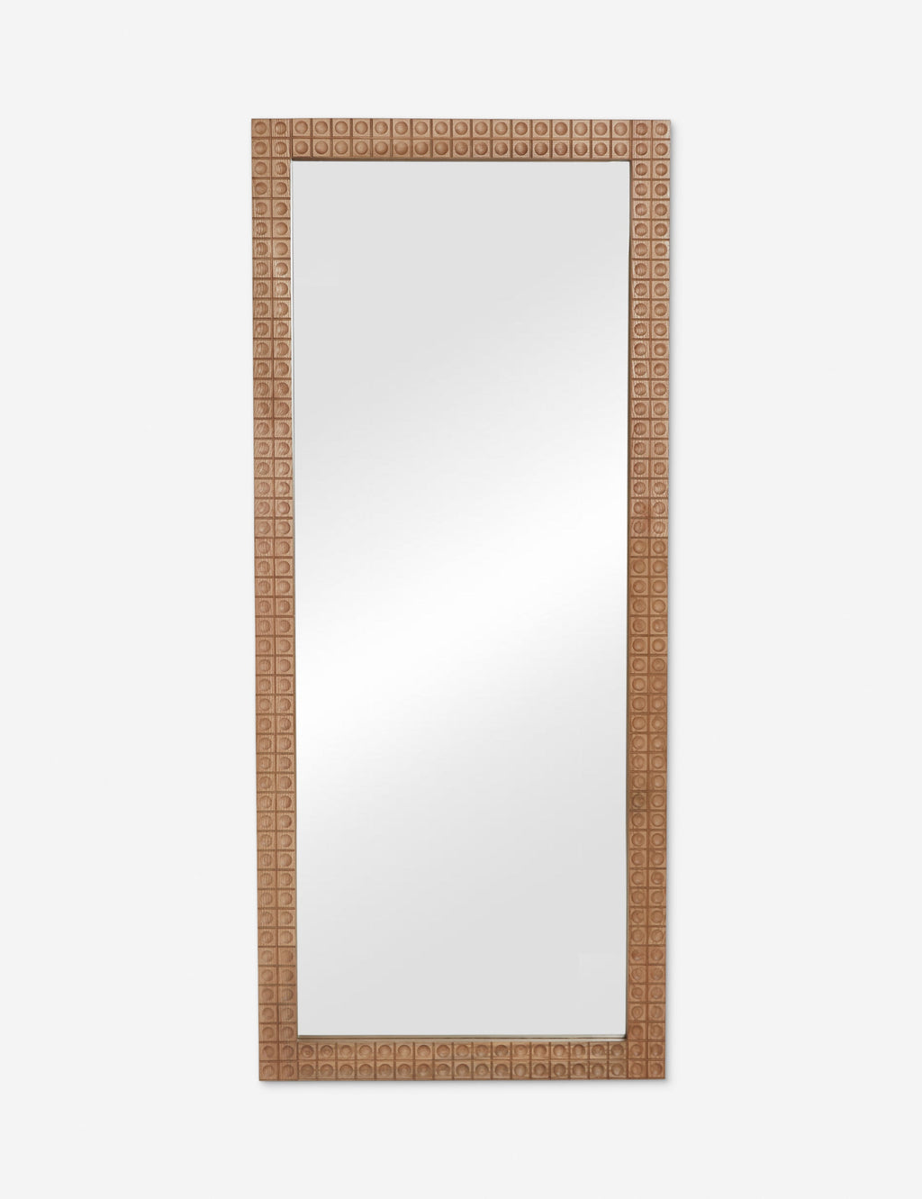 #color::natural | Ferne handcrafted wood frame full length mirror.