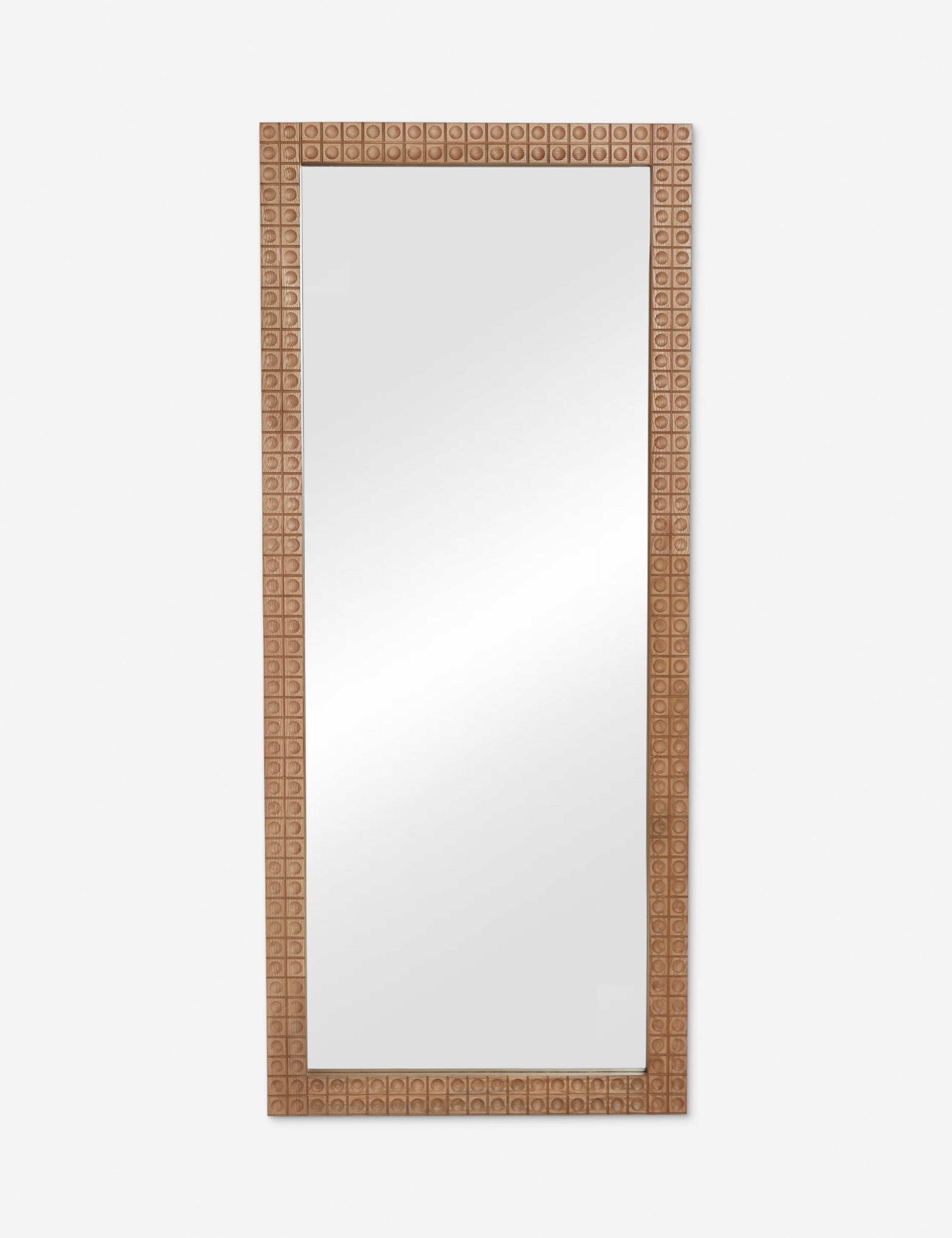 #color::natural | Ferne handcrafted wood frame full length mirror.